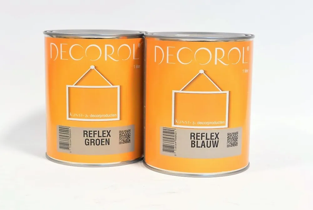 Neverlak Decorol Reflex Fluor 1 liter Blauw Op = Op