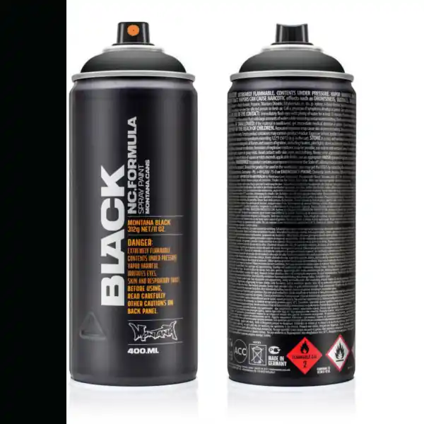 Direct Beschikbaar Montana Black Spuitbus 400 ml Selecteer hieronder uw kleur uit de Montana Black kleurenwaaier