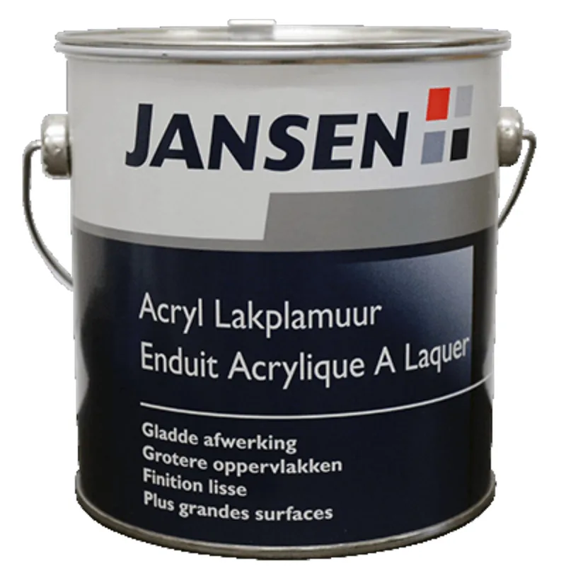 Flitsaanbieding Jansen Acryl Lakplamuur wit 200 gram