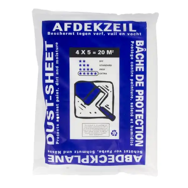 Populair Afdekzeil 4 x 5 Meter Dik